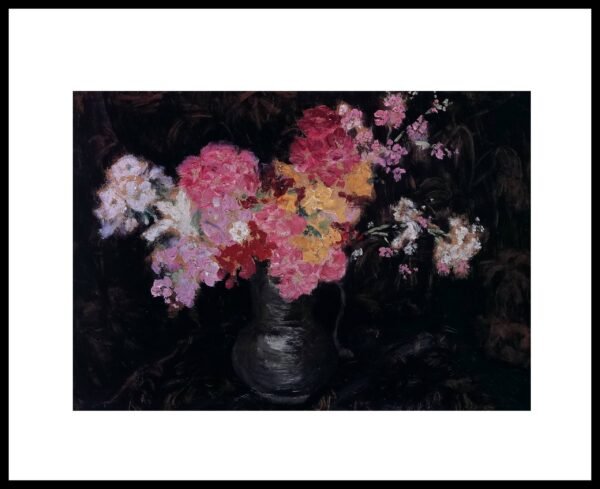 PH H6835 Bouquet de Fleurs Dans Le Vase D'etain